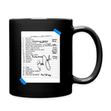 Billy Joel "4-13-24 San Diego Set List" Black Mug - Online Exclusive - black