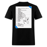 Billy Joel "4-26-24 MSG Set List" Black T-Shirt  Online Exclusive - black