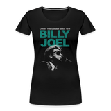 Billy Joel "Live At The Garden " Womens T-Shirt - black