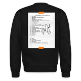 Billy Joel "6-21-24 Chicago Set List" Crewneck - Online Exclusive - black