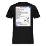 Billy Joel "7-12-24 Denver Set List" Black T-Shirt  Online Exclusive - black