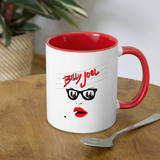 Billy Joel "80's Girl" Mug - Online Exclusive - white/red