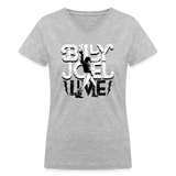 Billy Joel "Glass Houses" Womens V-Neck T-Shirt - Online Exclusive - gray