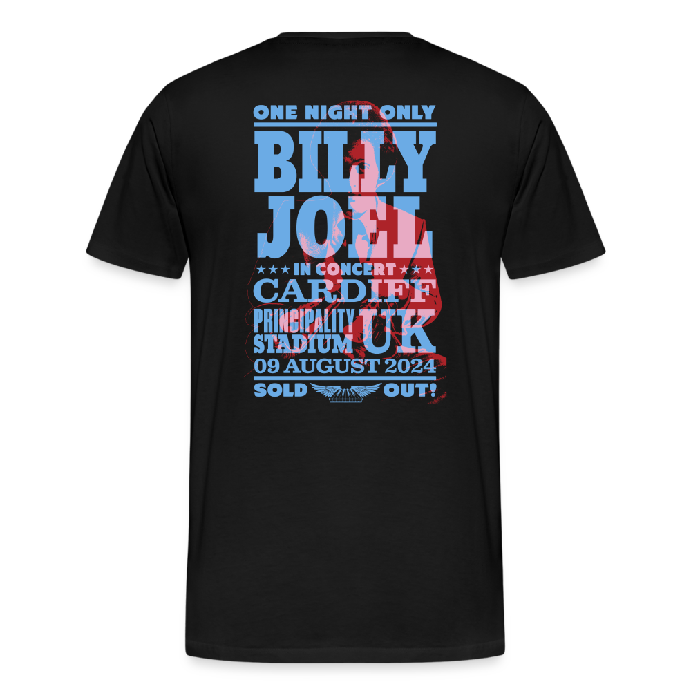 Billy Joel "8924 Cardiff UK Event" Black TShirt Billy Joel Online