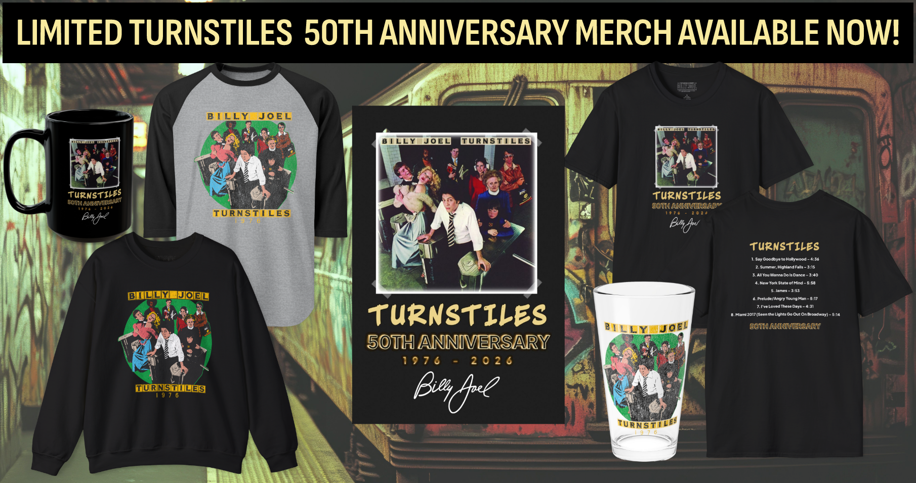 Billy Joel Official Store – Billy Joel Online Store
