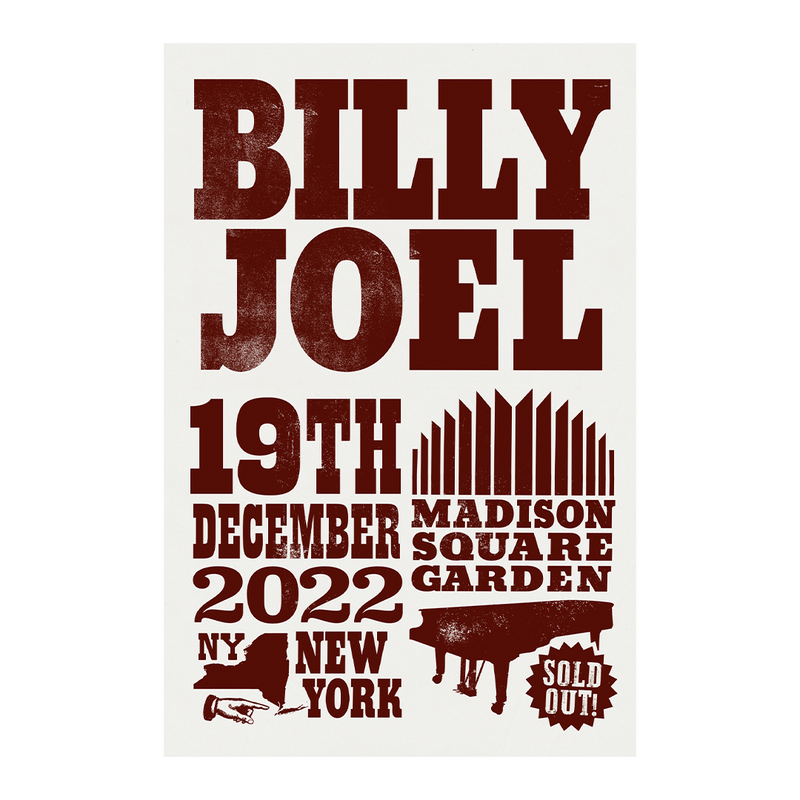 Vintage Merchandise – Billy Joel Online Store