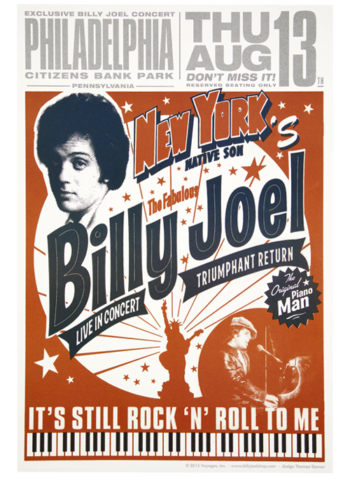 Promo Items (Excludes Media, Bundles, VIP's) – Billy Joel Online Store