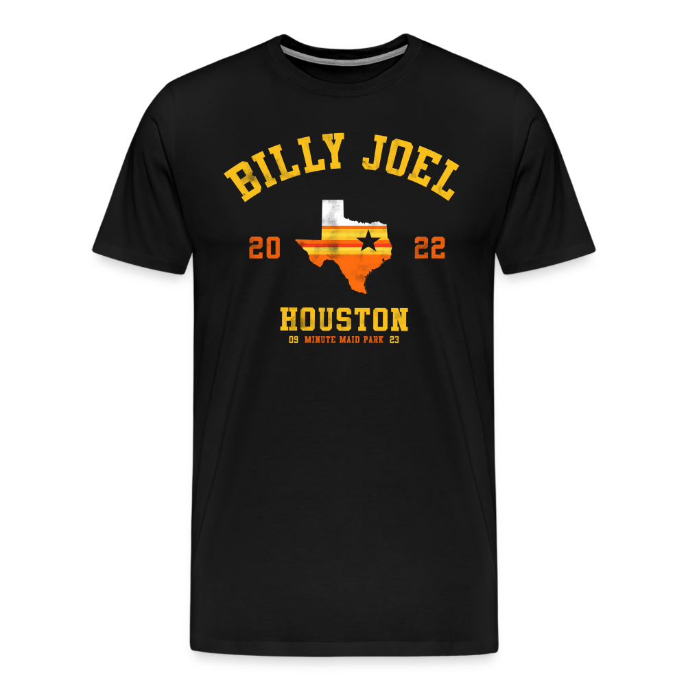 Billy Joel "9-23-22 Houston, TX Athletic Event" T-Shirt - black